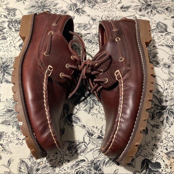 VOLKS WALKER Sz  43 Leather Classic Boat Shoes - Picture 5 of 7